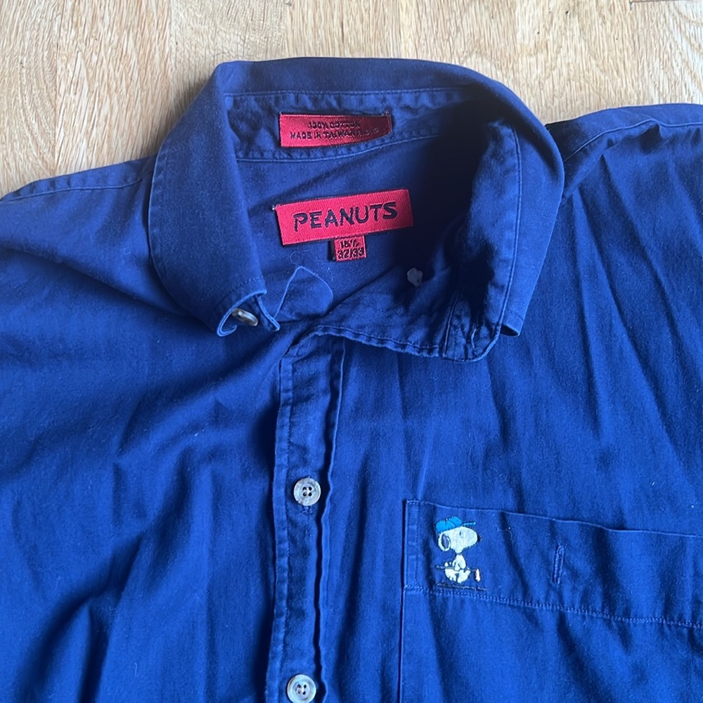 Peanuts Snoopy Button Up